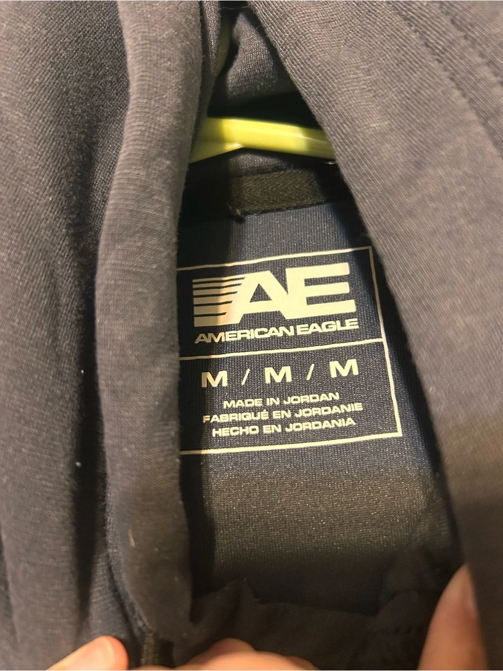 American Eagle Outfitters Navy Graphic Crewneck Hoodie